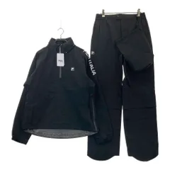 サイズ：LL FILA GOLF フィラゴルフ  4WAY レインウェア セットアップ  ブラック系 [240101638442] ゴルフウェア レディース ストスト