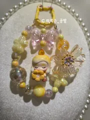 ハンドメイド・キャラクタービーズキーホルダー