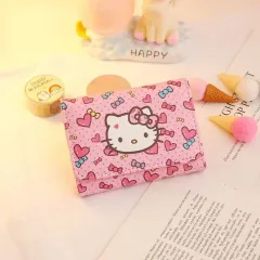 ハローキティ ピンク 二つ折り財布 新品 激かわ