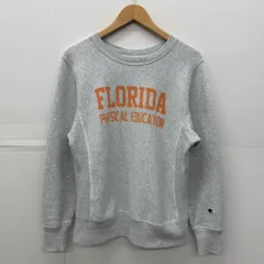 Champion Reverse Weave Crewneck Sweatshirt サイズM グレー チャンピオン 単色青タグ復刻 2段プリント カレッジ リバースウィーブ クルーネック スウェット トレーナー 【X0688-001】□217
