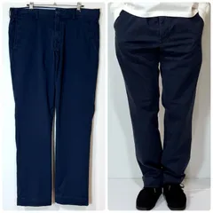 美シルエット Polo Ralph Lauren  ポロラルフローレン ノータック チノパン W36L32 ネイビー 紺 NAVY STRETCH SLIM FIT ストレッチスリムフィット スラックス ポロチノ レアカラーポニー刺繍ロゴ p26023479