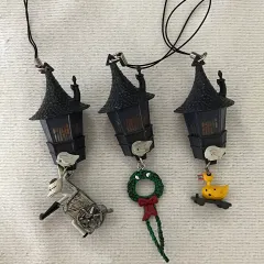 レトロゴシック) ティム・バートン クルシミスマスの悪夢 ライト キーホルダー ストラップ