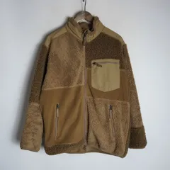 UNIQLO ユニクロ × Engineered Garments エンジニアドガーメンツ コンビネーション フリース ジャケット ブルゾン 茶 L 831Q★4