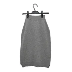 【名東】エルメス ニットスカート カシミア グレー 34サイズ レディース アパレル 女 服のサムネイル