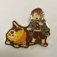 鬼滅の刃 ゆるパレット ピンズコレクション 竈門炭治郎 我妻善逸