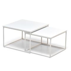 イケア IKEA フリードネス FRIDNÄS ネストテーブル2脚 スツール2脚