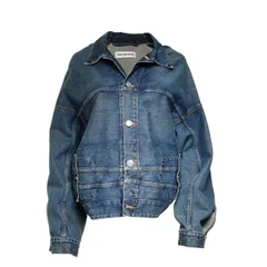 BALENCIAGA バレンシアガ ジャケット アップサイドダウン デニムジャケット 2022AW FW 625989 34【中古】のサムネイル