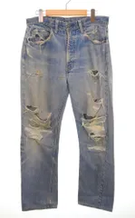 リーバイス Levi's 60's 505 BIG E 刻印 5 42 TALON タロン ジップ 赤耳 脇シングル シングル Selvedge 60年代 60s  VINTAGE DENIM ヴィンテージ デニム  デニム ブルー 103MB-841