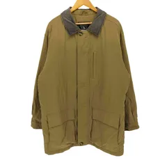 エディーバウアー Eddie Bauer 裏地 キルティング 襟 レザー 比翼 ステンカラー コート メンズ import：M 