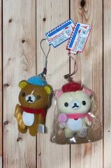 パリ リラックマ&コリラック ぬいぐるみ ストラップ セット