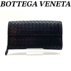 ボッテガヴェネタ 長財布 ロングウォレット レザー ブラック 大容量 80301