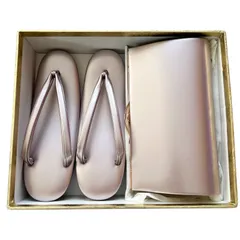 未使用 草履 バッグセット 和装小物 成人式 習い事 淡ピンク