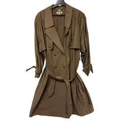    Leilian レリアン 美品 洗える トレンチコート 13+ 大きいサイズ ブラウン 羽織り【Z1815】