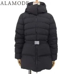 BURBERRY(バーバリー) ベルテッドダウン パファージャケット ダウン/ファージャケット アパレル ファッション フード付き M ポリエステル ブラック黒 BBL8072137 レディース 40802160200【中古】【アラモード】