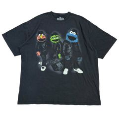 セサミストリート　vintag tシャツ tee ゴンゾ　black out セサミストリート vintag tシャツ tee ゴンゾ black out - メルカリ