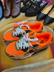 ナイキ エアマックス 90 オレンジ カモフラ スニーカー