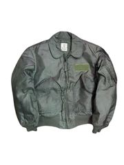 極美品 新型 米軍 実物 フライトジャケット CWU45P LARGEノボロイド