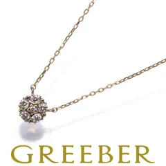 ポンテヴェキオ ネックレス ダイヤ ダイヤモンド 0.07ct フィラワー K10YG #188211