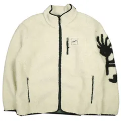 LQQK STUDIO ルックスタジオ KOKOPELLI FLEECE ココペリフリースジャケット XL NATURAL ボア アウター g24321