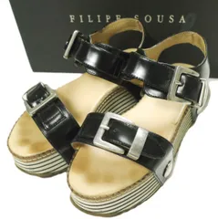 FILIPE SOUSA フィリップソウザ レザーストラップサンダル FPS09001 36(23cm) Black CLEOPATRA シューズ g24378のサムネイル