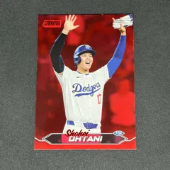 大谷翔平 / Shohei Ohtani 2024 Topps Stadium Club ベースカード Red foil パラレル #200