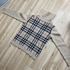 BURBERRY LONDON ニット【F】ノバチェック タートルネック レディース 冬服D58 A020411 M