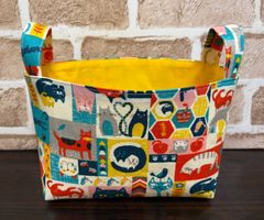 ハンドメイド♪♪でっかいねこちゃんのめっちゃでっかい布バスケット
