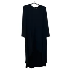  HARDY AMIES ハーディエイミス　ラインストーンワンピース ブラックフォーマル　レディース【Z1811】