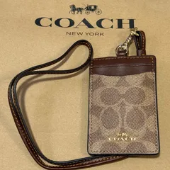 COACH IDカードケース／ネックストラップ付