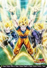 【9-03 超サイヤ人孫悟空＆超サイヤ人ベジータ＆超サイヤ人トランクス（青年期） (DR ドッカンレア) 】 イタジャガ ドラゴンボール vol.9