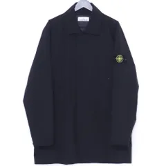 STONE ISLAND テクニカルファブリックスナップボタンジップアップハーフコート Lサイズ ブラック 731541727のサムネイル