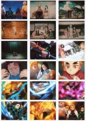 【中古】キャラカード 全18種セット 「テレビアニメ 鬼滅の刃 無限列車編×ufotable Cafe×マチ★アソビCAFE EDランダムブロマイド」