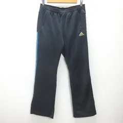 d■アディダス/adidas ロゴ刺繍トレーニングパンツ【OT】黒系/MENS/14【中古】