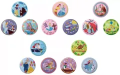 【中古】食玩 雑貨 全15種セット 「Disney Characters 刺繍缶バッジビスケット」