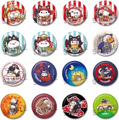 [중고] 배지·빈즈 전 16종 세트 [MEGA CAT PROJECT NARUTO-나루토- 냐르토! 캔 배지 컬렉션]