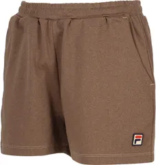 フィラ FILA テニス ショートパンツ レディース ウィメンズ 女性 大人 キュロットパンツ 半ズボン ボトムス ウェア ロゴ ワンポイント 柔らかい 伸びる 動きやすい 薄すぎない  EL0227 06Z ブラウン