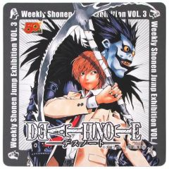 [중고] 코스터(캐릭터) 야가미즈키 & 류크(DEATH NOTE) 코스터 [창간 50주년 기념 주간 소년 점프전 VOL.3 JUMP 50th anniversary cafe] 푸드 주문 특전