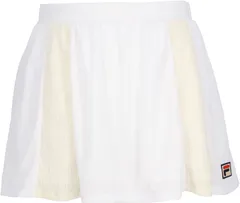 フィラ FILA テニス スコート レディース ウィメンズ 女性 大人 スカート ボトムス ウェア フレア 通気性 シャーリング素材 吸水 速乾 UVカット 接触冷感 熱中症対策 紫外線  EL0051 08Z ブラック