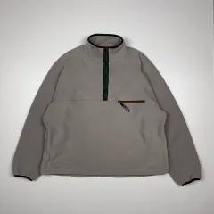 (110) エルエルビーン Solon フリース プルオーバー ライトグレー