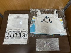 ホロライブ 白上フブキ 1stライブ グッズ FBKINGDOM腕章 缶バッジ 