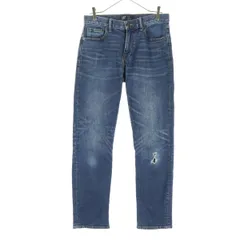 GAP ギャップ ストレートデニムパンツ w28 ブルー メンズ 古着