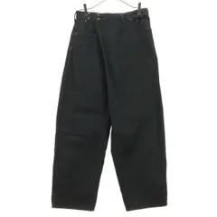 美品 nitca ニトカ 日本製 ワイドデニムパンツ F ダークグレー レディース 古着