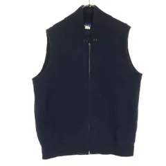 BEAMS ビームス ニットベスト L ネイビー メンズ 古着