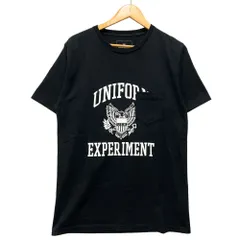 UNIFORM EXPERIMENT ユニフォームエクスペリメント 19SS U.E. NAVY ポケット プリント Tシャツ ブラック サイズ3 正規品 / 54079