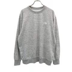 美品 THE NORTH FACE ノースフェイス 長袖 スウェット トレーナー M グレー NT82492R メンズ 古着