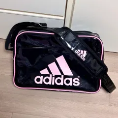 y2kヴィンテージ adidas アディダス ピンク スポーツ エナメルバッグ