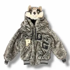 国内正規 DOLCE&GABBANA Wolf Hood Bomber Jacket ウルフフッド ボンバージャケット  ドルチェアンドガッバーナ G9JK0Z グレー 48 （9859M）のサムネイル