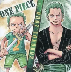 【中古】コースター(キャラクター) ロロノア・ゾロ 「ワンピース アートコースター～航海の軌跡～」 創刊50周年記念 週刊少年ジャンプ展 VOL.3グッズ