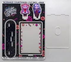 【中古】フォトフレーム・アルバム 周央サンゴ＆壱百満天原サロメ アクリルカードスタンド 「バーチャルYouTuber にじさんじ NIJISANJI COUNTDOWN LIVE 2024→2025」