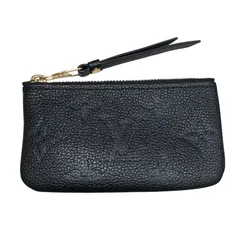 ルイ・ヴィトン LOUIS VUITTON ポシェット・クレ M80879 ブラック モノグラム・アンプラント ユニセックス コインケース